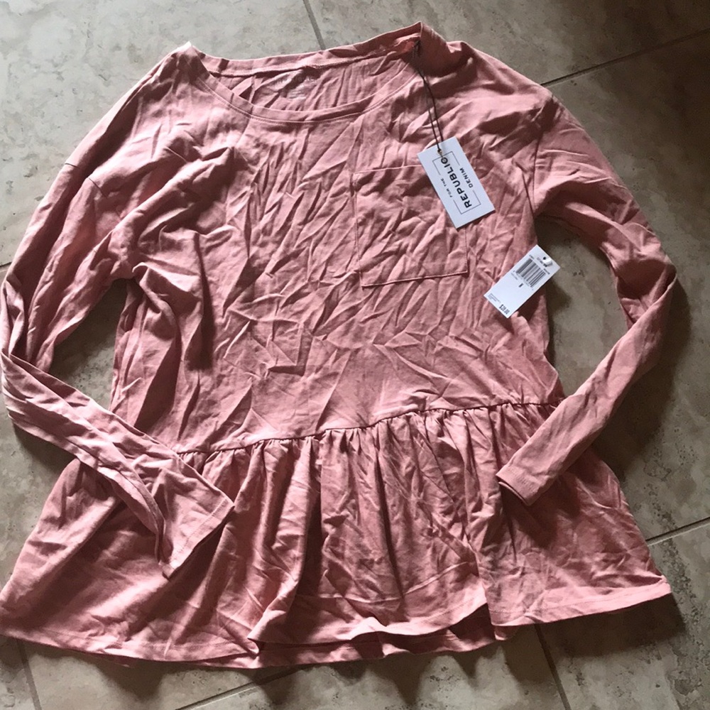 Peplum longsleeve Top